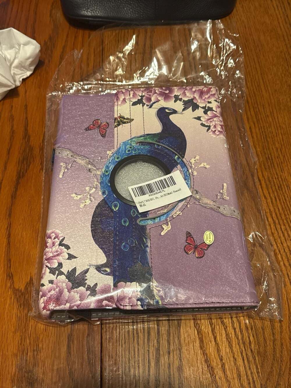 Peacock Floral PU Leather Case for iPad 9.7 2018/2017/Air 2